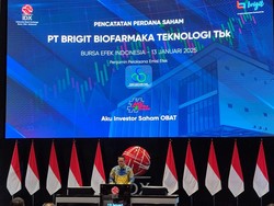 Saham Emiten Farmasi Brigit Biofarmaka Melesat 20,57%