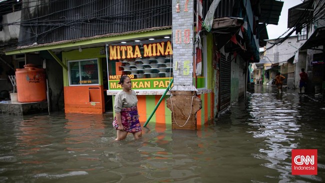BPBD DKI Jakarta mengimbau warga yang bermukim di wilayah pesisir Jakarta Utara mewaspadai banjir akibat air pasang atau rob pada 2 hingga 9 Agustus 2025.