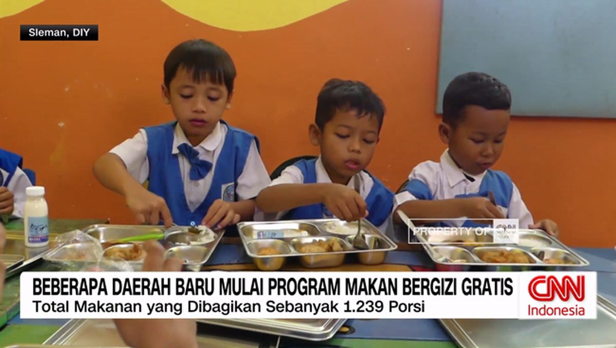 VIDEO: Beberapa Daerah Baru Mulai Program Makan Bergizi Gratis