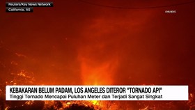 VIDEO: Kebakaran Belum Padam, Los Angeles Diteror 'Tornado Api'
