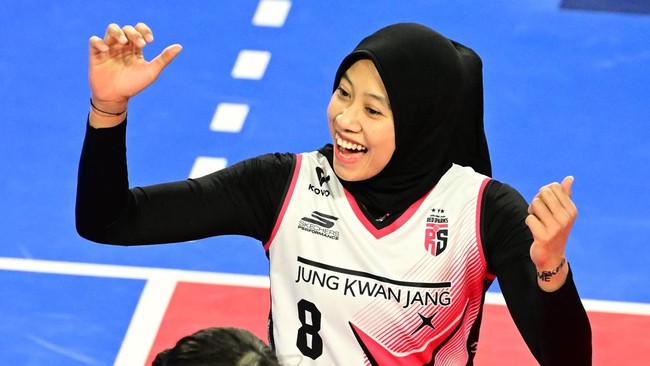 Megawati Hangestri Pertiwi buka suara soal nyaris meraih triple crown saat Red Sparks mengalahkan IBK Altos 3-2 dalam laga Liga Voli Korea, Selasa (14/1).