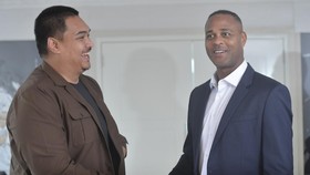 FOTO: Momen Akrab Patrick Kluivert dan Menpora Dito