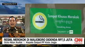 VIDEO: Resmi, Merokok di Malioboro Didenda Rp.7,5 Juta