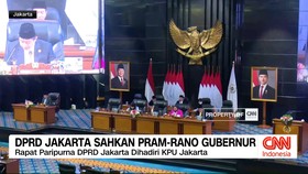 VIDEO: DPRD Jakarta Sahkan Pram-Rano Gubernur