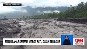 VIDEO: Banjir Lahar Semeru, Satu Dusun Terisolir