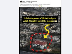 Kisah Bangunan Dikira Masjid yang Tetap Kokoh usai Kebakaran Los Angeles
