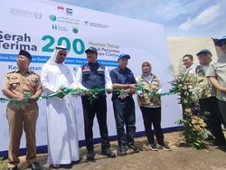 Mensos Resmikan 200 Unit Rumah bagi Korban Gempa Cianjur
