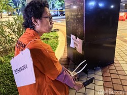 Prarekonstruksi, Nanang Gimbal Peragakan 12 Adegan Bunuh Sandy Permana