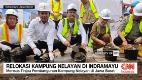 VIDEO: Mensos Tinjau Relokasi Nelayan di Indramayu