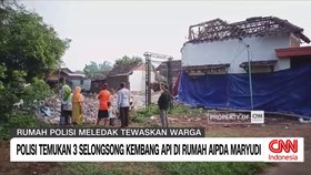 VIDEO: Polisi Temukan Selongsong Kembang Api di Rumah Aipda Maryudi