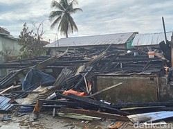 Rumah di Palembang Terbakar Hebat, Diduga karena Ledakan Tabung Gas