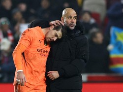 Momen Guardiola Mencak-mencak Ceramahi Ortega Usai City Ditahan Brentford