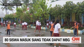 VIDEO: 80 Siswa Masuk Siang di Medan Tidak Dapat MBG