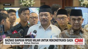 VIDEO: Baznas Siapkan Dana Rp500 Miliar untuk Rekonstruksi Gaza
