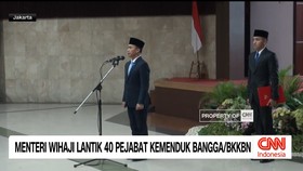 VIDEO: Menteri Wihaji Lantik 40 Pejabat Kemenduk Bangga/BKKBN