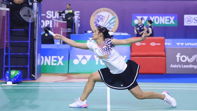 Gregoria Mariska Tunjung berhasil melaju ke semifinal India Open 2025 usai mengalahkan tunggal putri tuan rumah Pusarla Venkata Sindhu, Jumat (17/1).