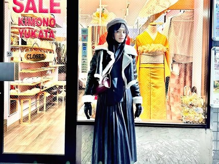5 Potret OOTD Inara Rusli Liburan di Jepang, Cantik dan Stylish Abis
