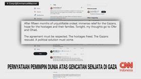VIDEO: Pernyataan Pemimpin Dunia atas Gencatan Senjata di Gaza