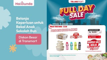 Belanja Keperluan untuk Bekal Anak Sekolah Bun, Diskon Besar di Transmart