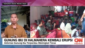 VIDEO: Gunung Ibu di Halmahera Kembali Erupsi