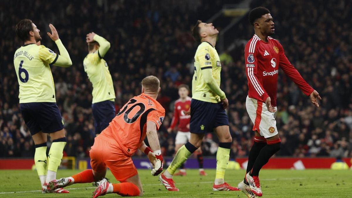 Hasil Liga Inggris: Amad Diallo Hattrick, MU Kalahkan Southampton 3-1