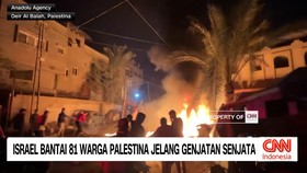 VIDEO: Israel Bantai 81 Warga Palestina Jelang Gencatan Senjata