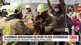 VIDEO: 6 Korban Kebakaran Glodok Plaza Ditemukan