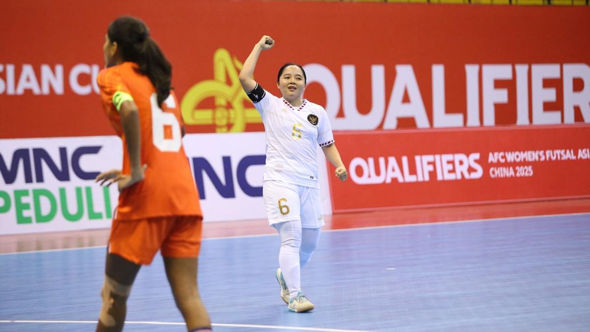 FOTO: Beringas di 2 Laga, Indonesia Lolos Piala Asia Futsal Putri 2025