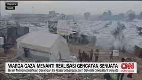 VIDEO: Warga Gaza Menanti Realisasi Gencatan Senjata