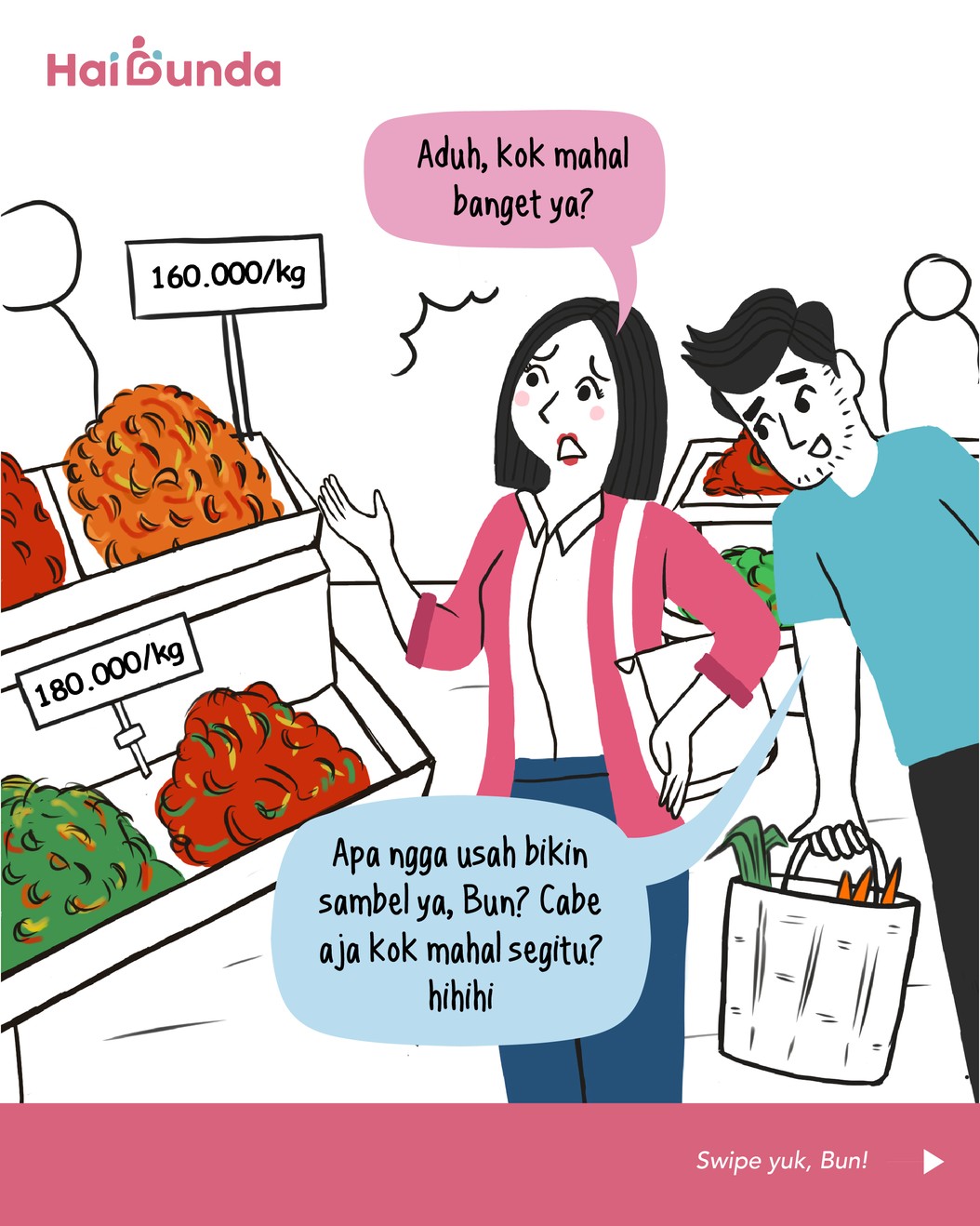 Komik HaiBunda Januari Kok Mihil Sih