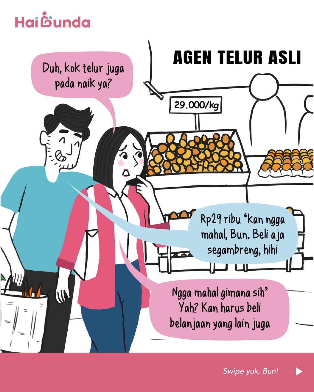 Komik HaiBunda Januari Kok Mihil Sih