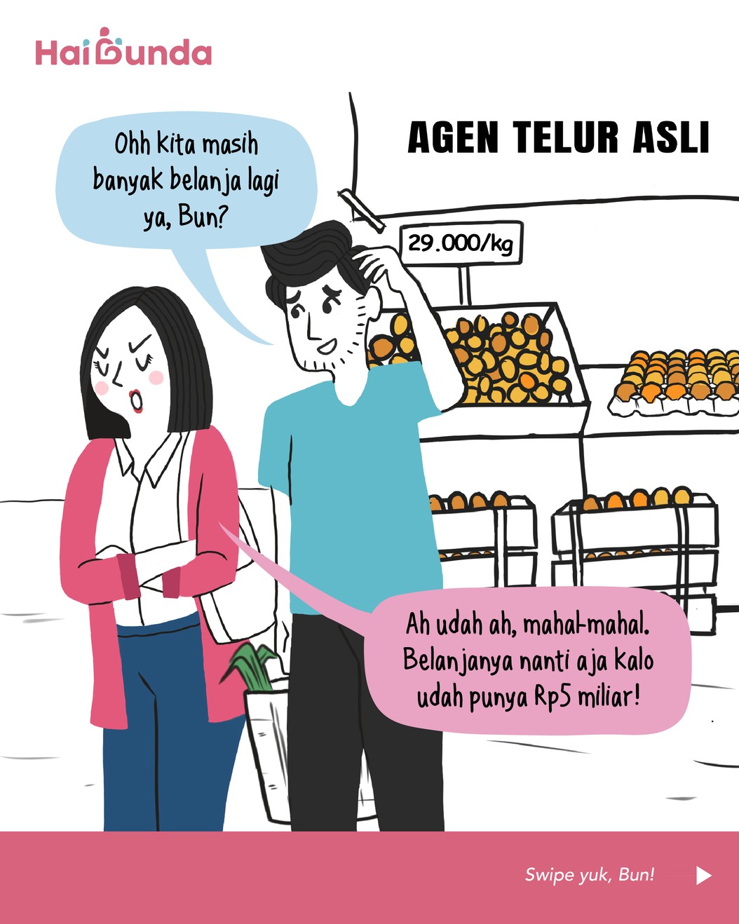 Komik HaiBunda Januari Kok Mihil Sih