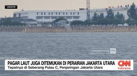 VIDEO: Pagar Laut Jaga Ditemukan di Perairan Jakarta Utara