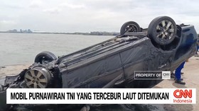 VIDEO: Mobil Purnawirawan TNI Yang Tercebur Ke Laut Ditemukan