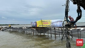 Pagar Laut Misterius di Tangerang Akhirnya Dibongkar TNI AL dan Warga
