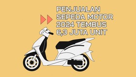 INFOGRAFIS: Penjualan Sepeda Motor 2024 Tembus 6,3 Juta Unit