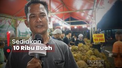 Diburu Para Pembeli, Omzet Penjual Durian Capai Rp30 Juta Per Hari