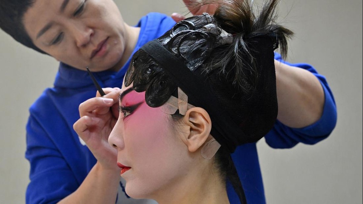 FOTO: Menyaksikan Pentas Drama Opera Peking di Beijing China