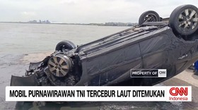 VIDEO: Mobil Purnawirawan TNI Tercebur Laut Ditemukan