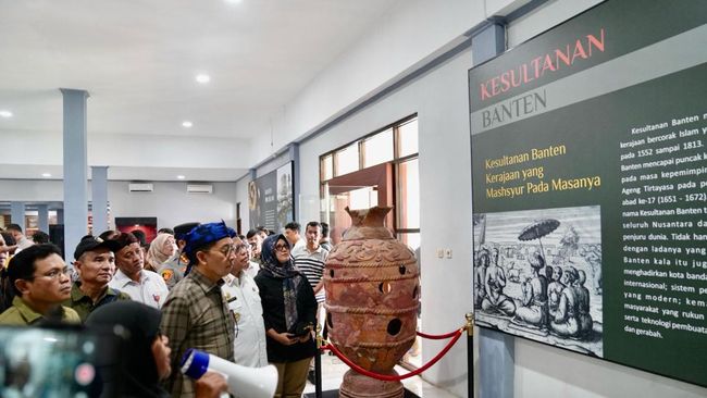 Menteri Kebudayaan Fadli Zon meresmikan Museum Banten Lama yang rampung direvitalisasi.