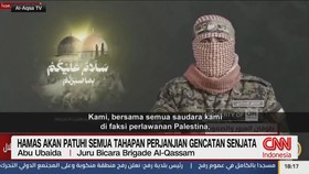 VIDEO: Hamas Akan Patuhi Semua Tahapan Perjanjian Gencatan Senjata