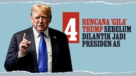 INFOGRAFIS: 4 Rencana 'Gila' Trump Sebelum Dilantik Jadi Presiden AS
