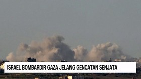 VIDEO: Israel Bombardir Gaza Jelang Gencatan Senjata