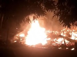 Kebakaran Rumah di Lamuru Bone, Padi 1,5 Ton Ludes