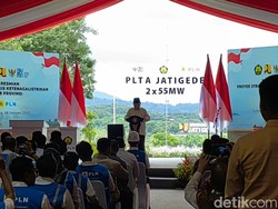 Dibangun Jokowi, PLTA Jatigede Diresmikan Prabowo
