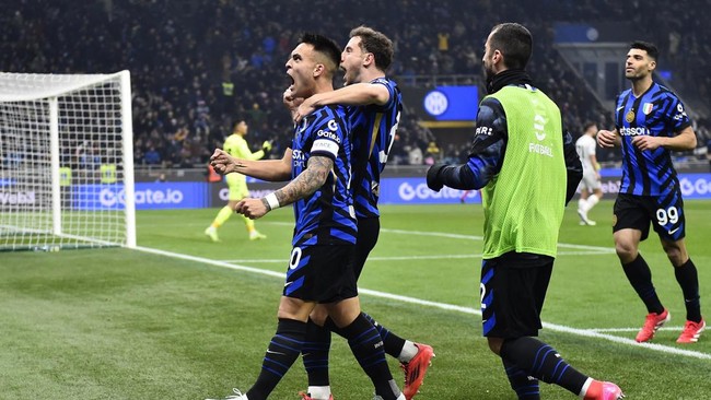 Inter Milan menang 3-1 atas Empoli dalam pertandingan Liga Italia pekan ke-21 di Stadion Giuseppe Meazza, Senin (20/1) dini hari WIB.