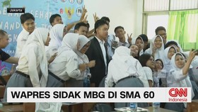 VIDEO: Wapres Sidak Program Makan Bergizi Gratis di SMAN 60 Jakarta
