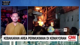 VIDEO: Kebakaran Area Permukiman di Kemayoran
