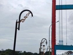 Setelah Kabel di Jembatan Musi, Kini Lampu Hias Jembatan Ampera yang Dicuri