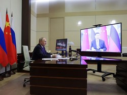 Xi Jinping-Putin Lakukan Video Call, Bahas Apa?